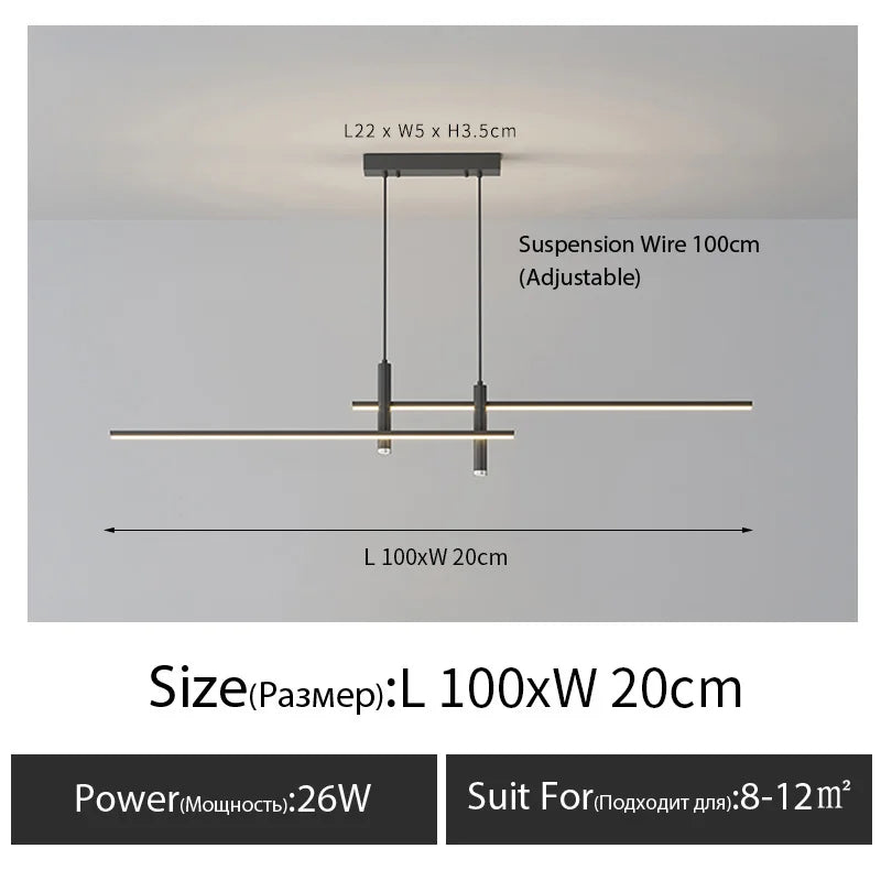 LinéaGlow™ Nordic Pendant Chandelier Dining Pendant
