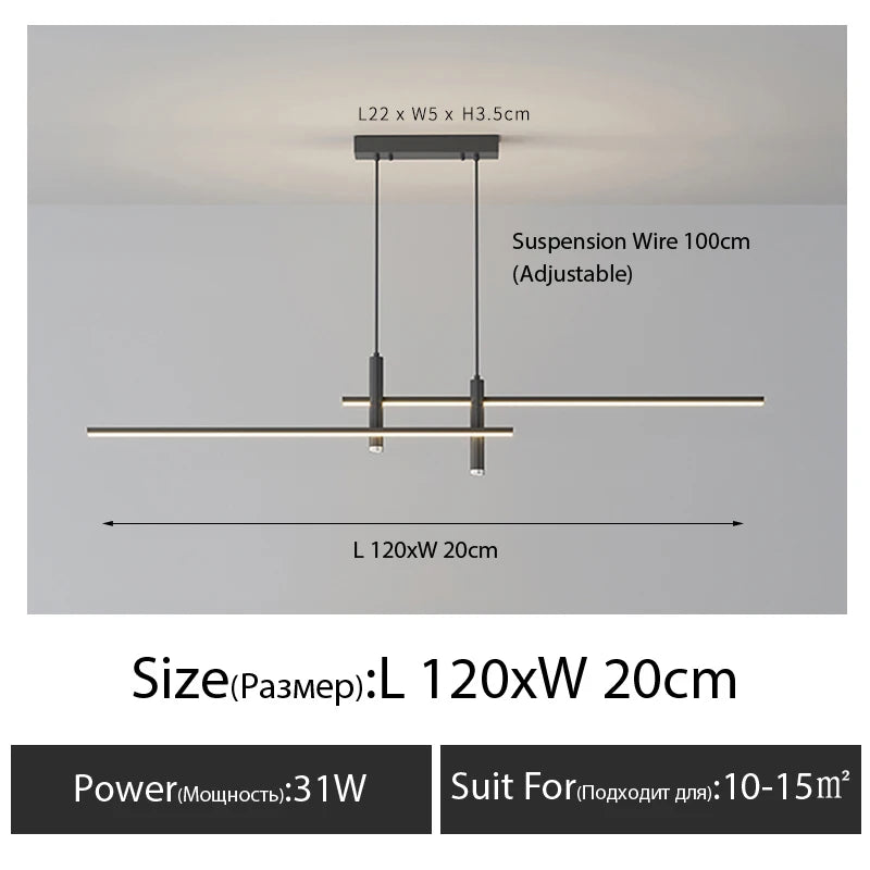 LinéaGlow™ Nordic Pendant Chandelier Dining Pendant