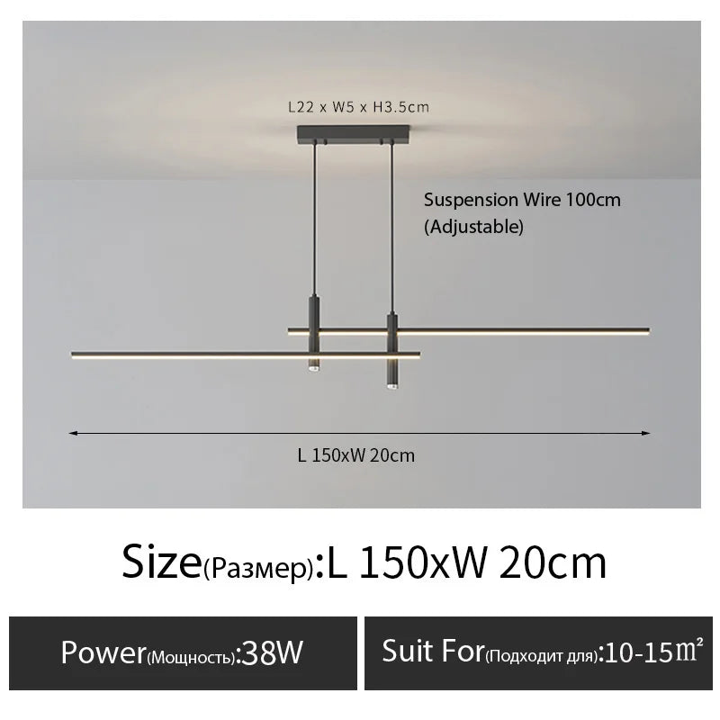 LinéaGlow™ Nordic Pendant Chandelier Dining Pendant