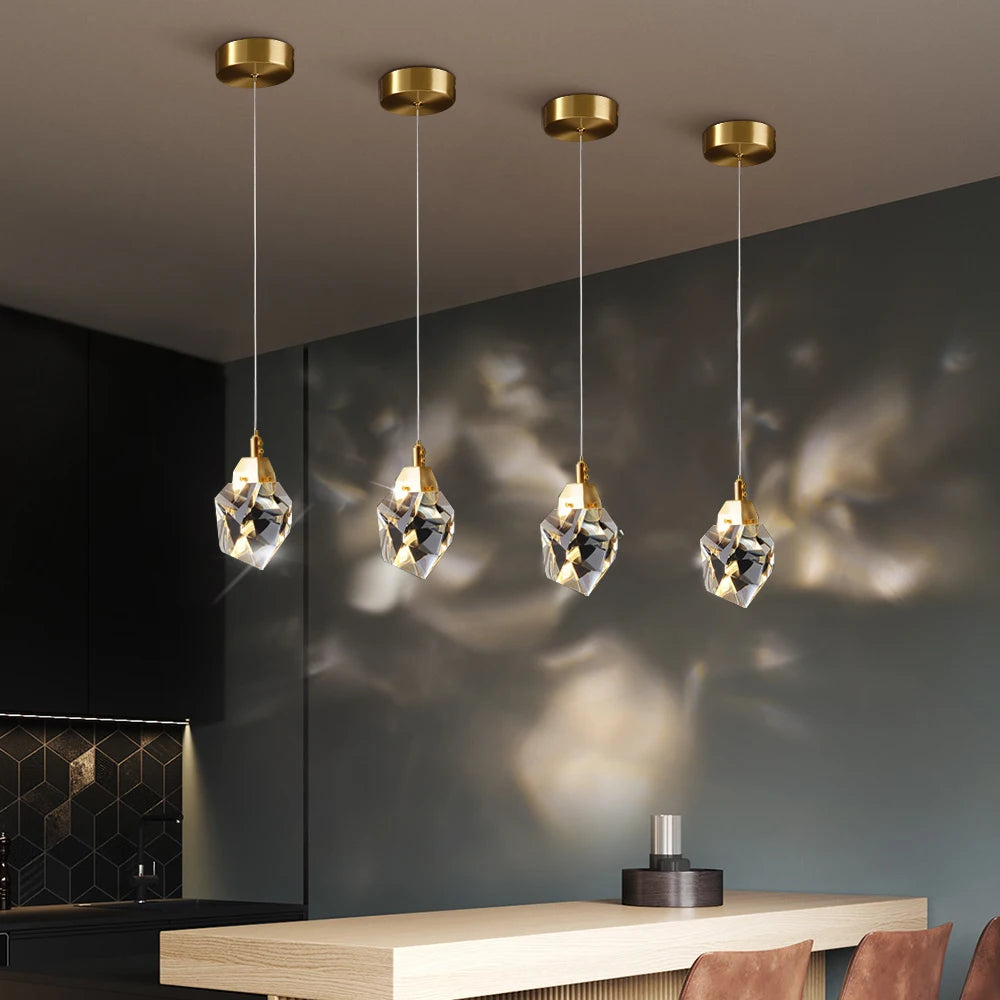Celestia Crystal Spiral Chandelier