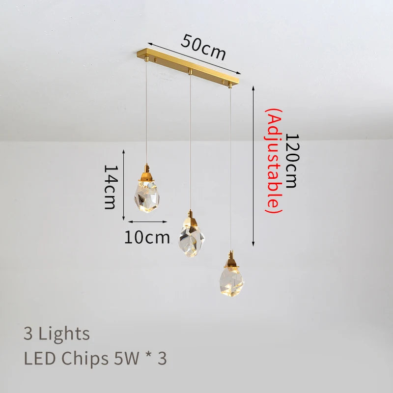 Celestia Crystal Spiral Chandelier