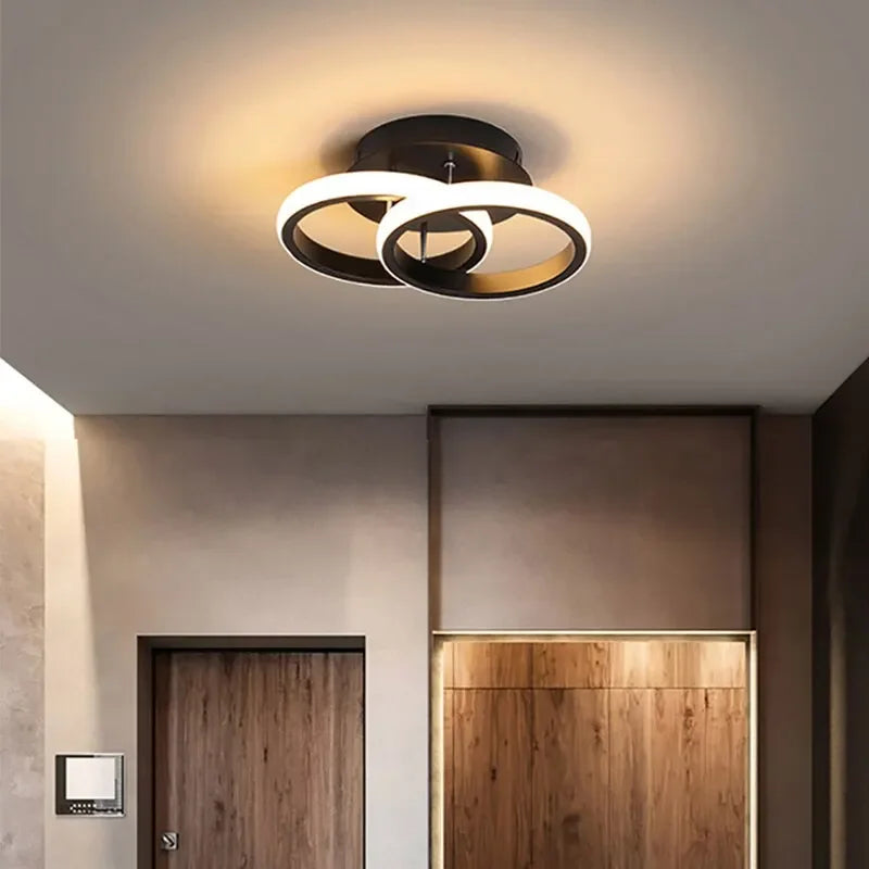 LumiGlow™ 3-Color LED Ceiling Lamp – Modern Flush Mount Light for Bedroom, Dining Room, Study