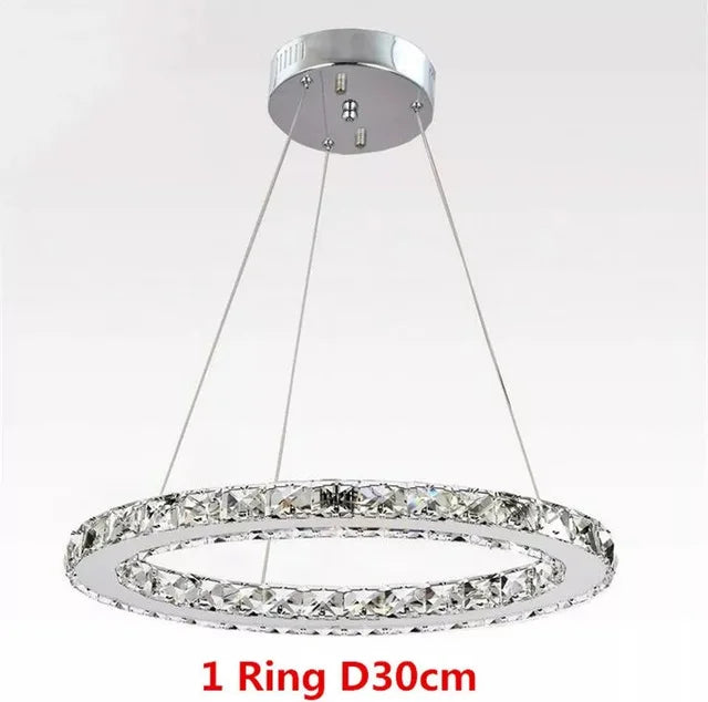 Modern Nordic Crystal LED Chandelier Light