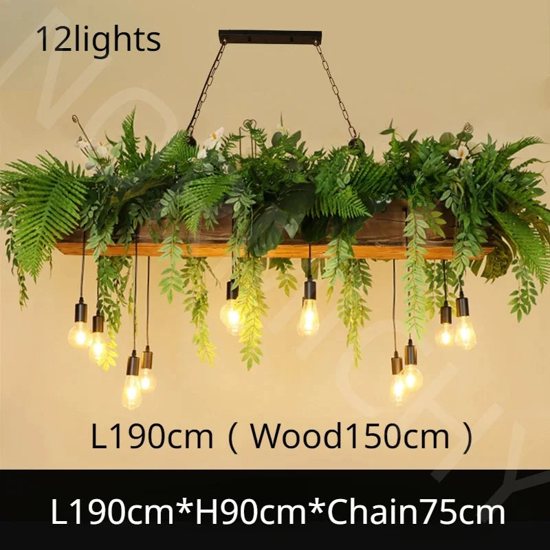 CrystalBloom Hanging Bar Pendant Light