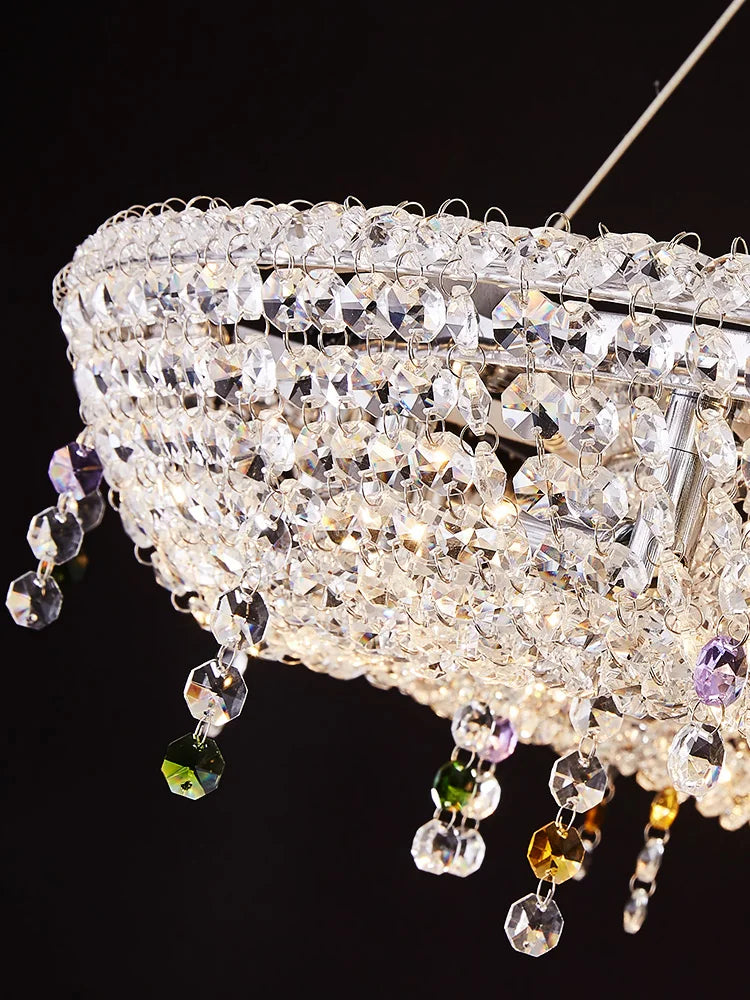 CrystalAura™ Luxury Round Oval Chandelier
