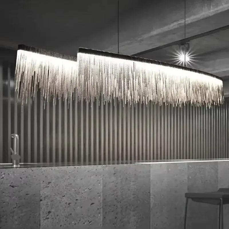 DazzleDrop Luxury Tassel Pendant Light