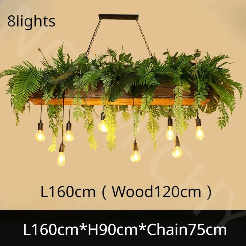 CrystalBloom Hanging Bar Pendant Light