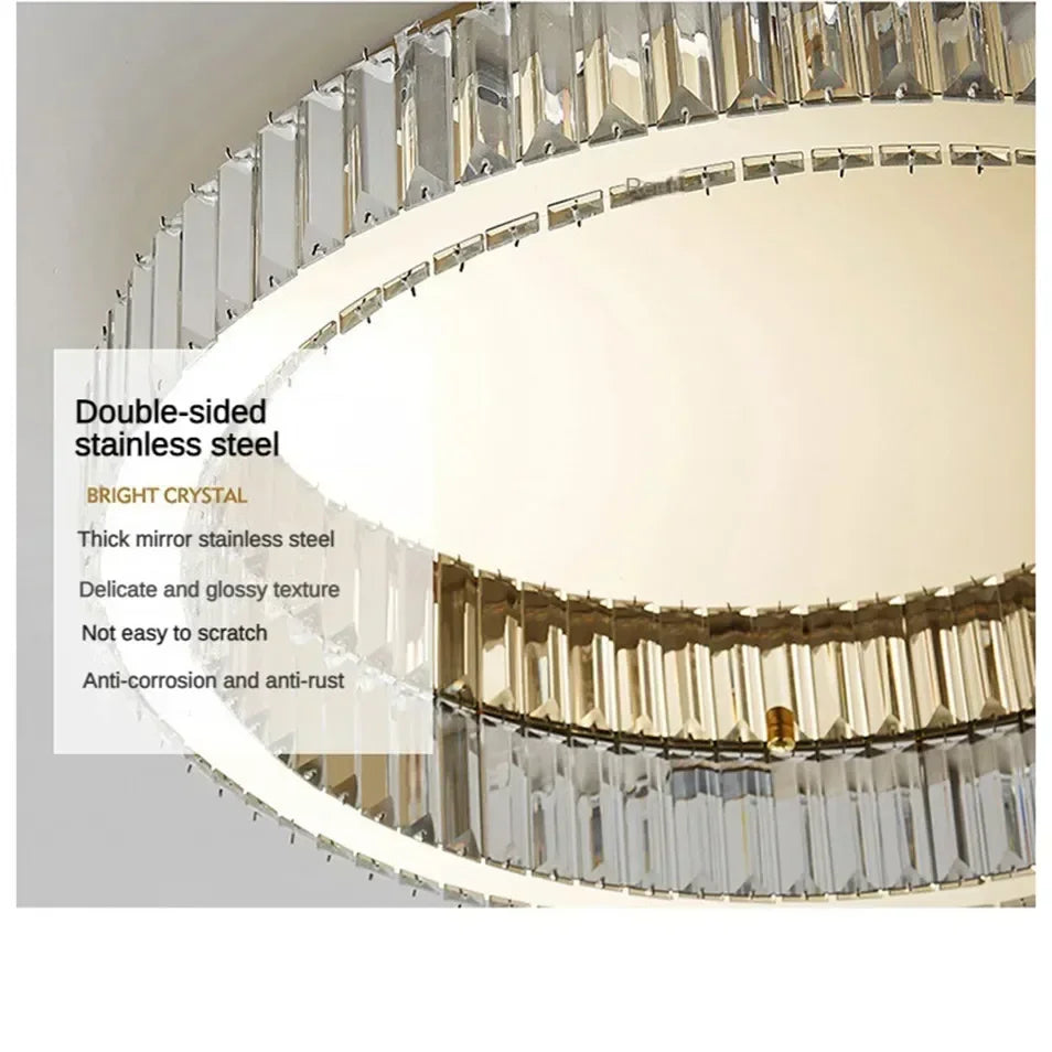 Radiant Halo™ – Postmodern Crystal Ceiling Chandelier