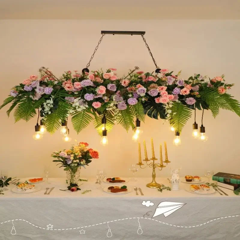 CrystalBloom Hanging Bar Pendant Light