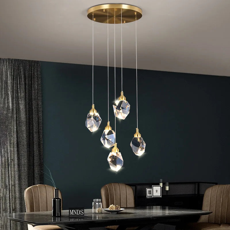 Celestia Crystal Spiral Chandelier