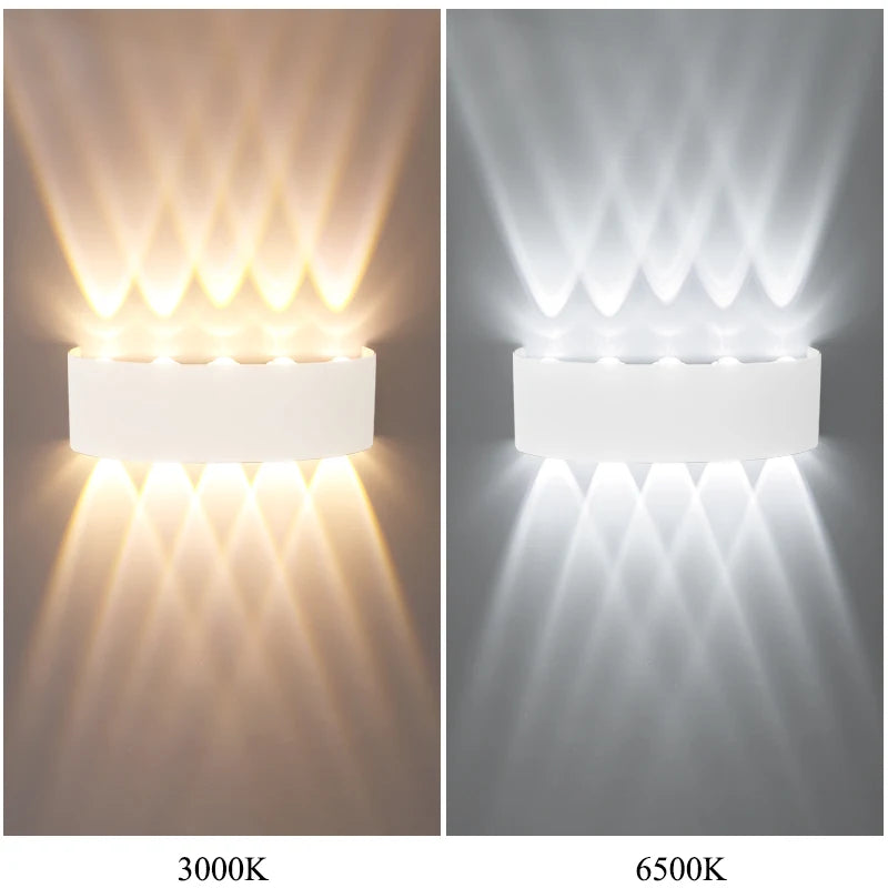 VertaLux™ BeamShield LED Outdoor Wall Light – IP65 Waterproof for Garden, Porch, or Bathroom