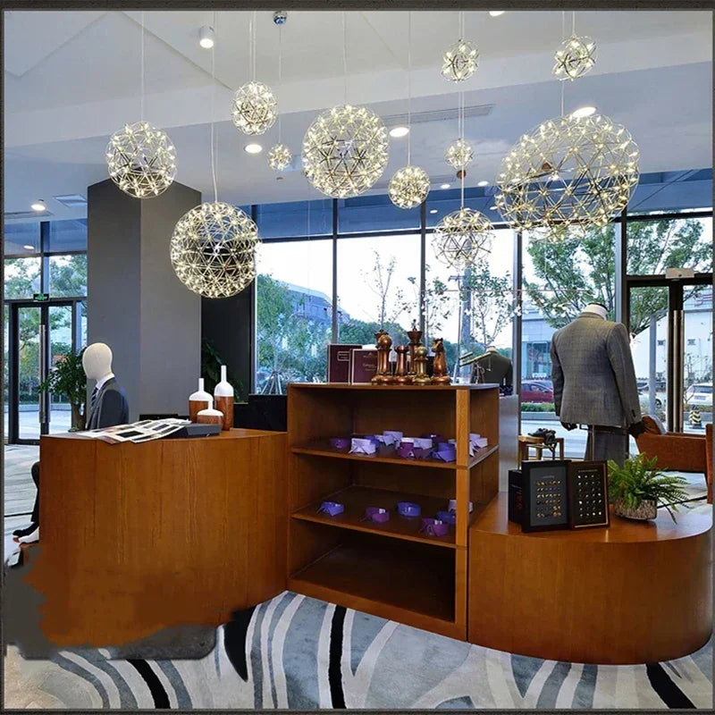 Modern Firework LED Pendant Light