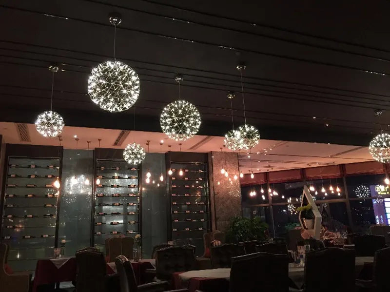 Modern Firework LED Pendant Light