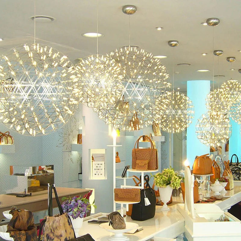 Modern Firework LED Pendant Light