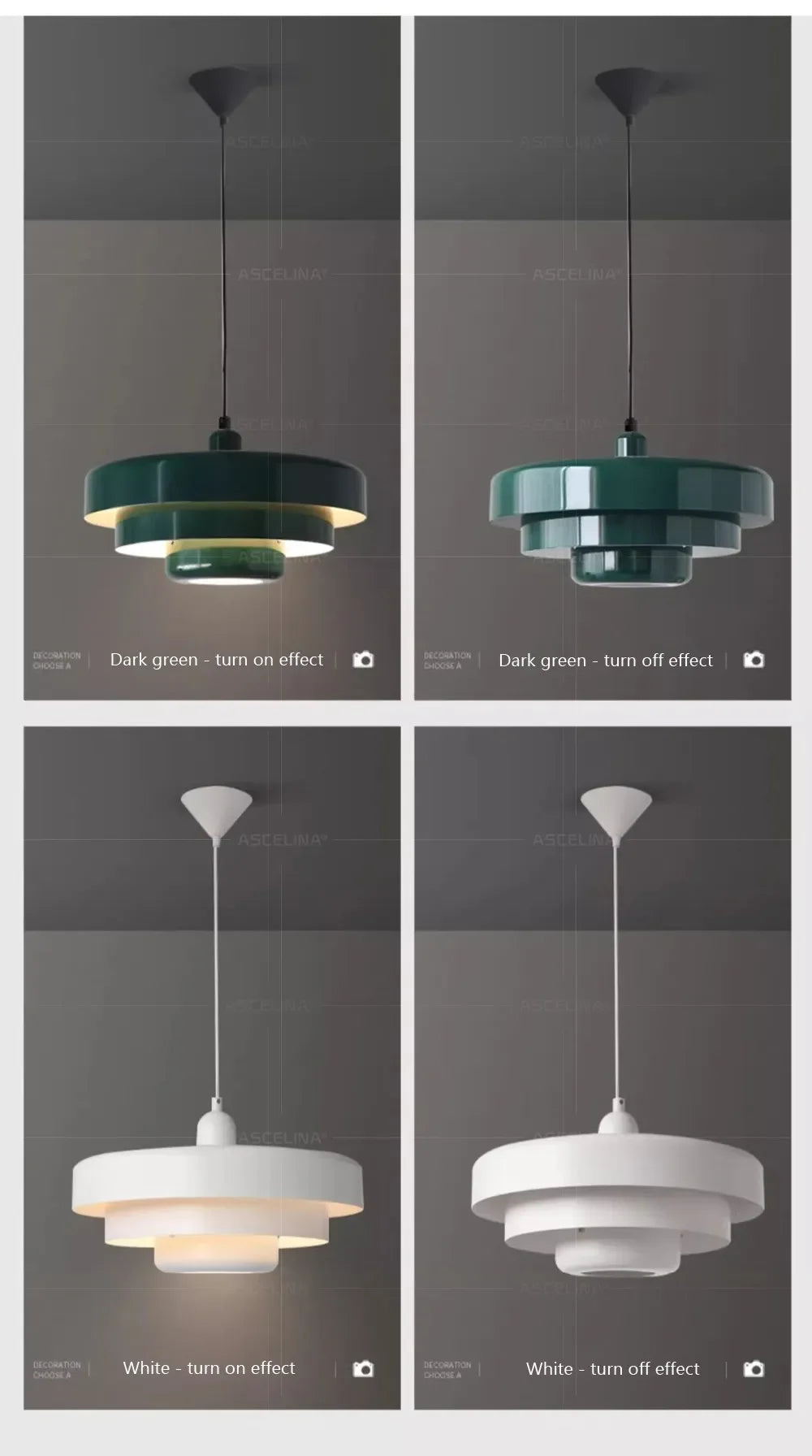 Minimalist Cake Light for Indoors Bar Counter, Restaurant and Study Decoration