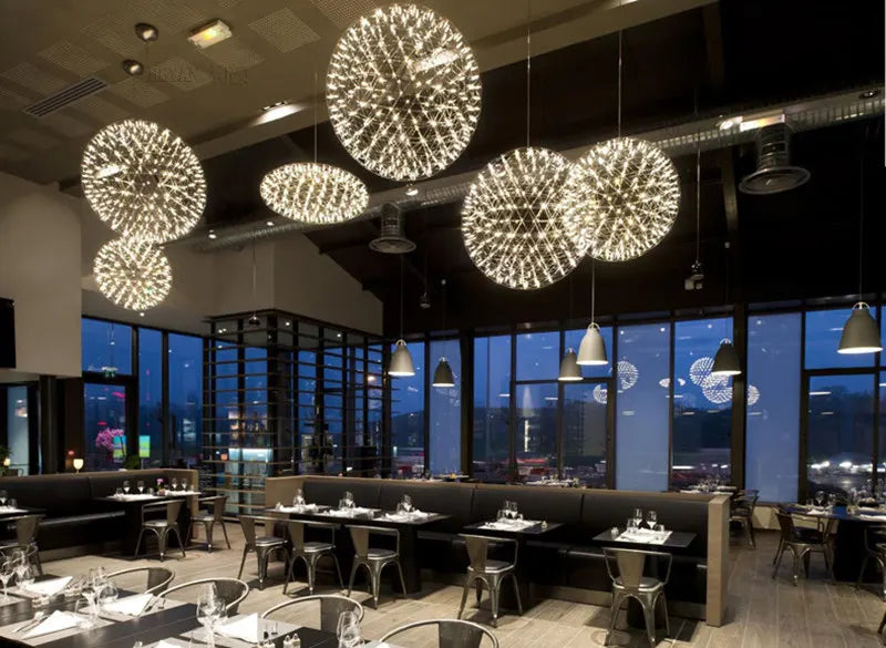 Modern Firework LED Pendant Light