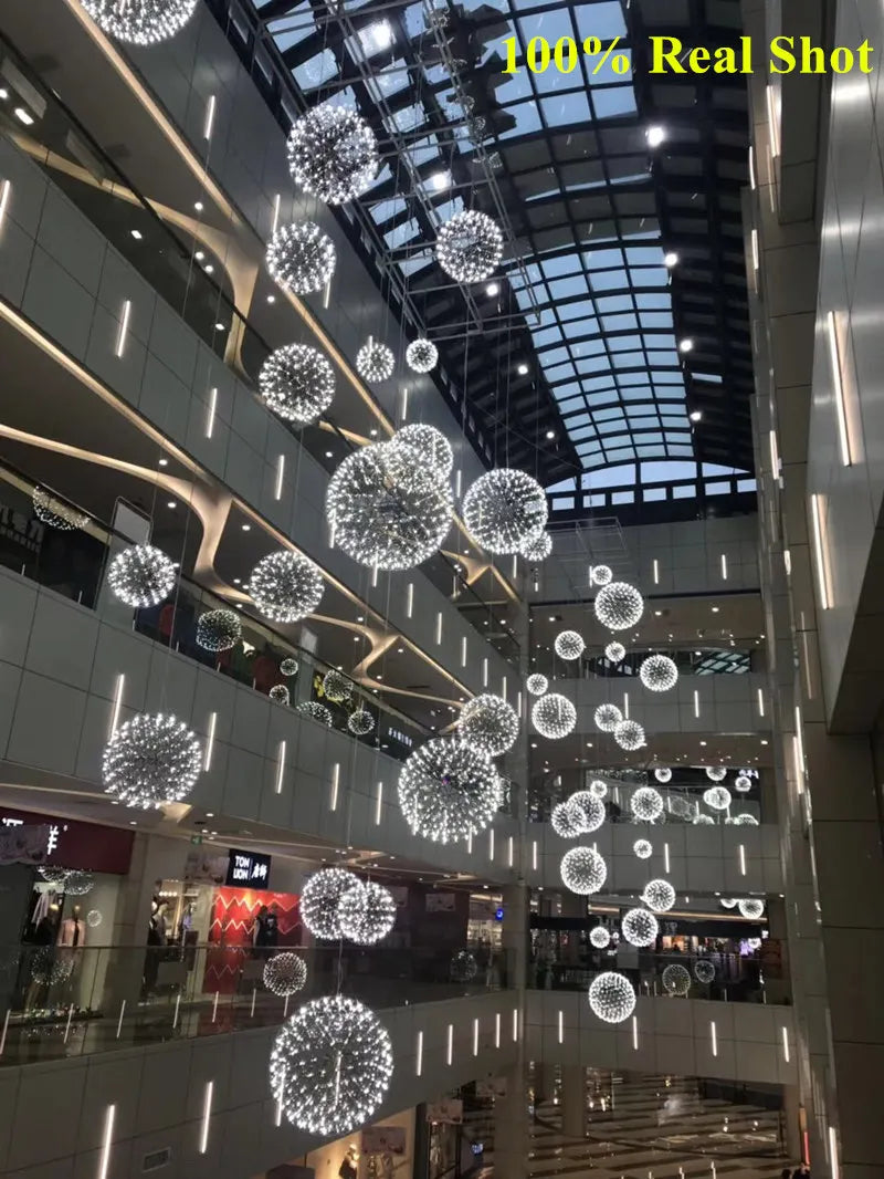 Modern Firework LED Pendant Light